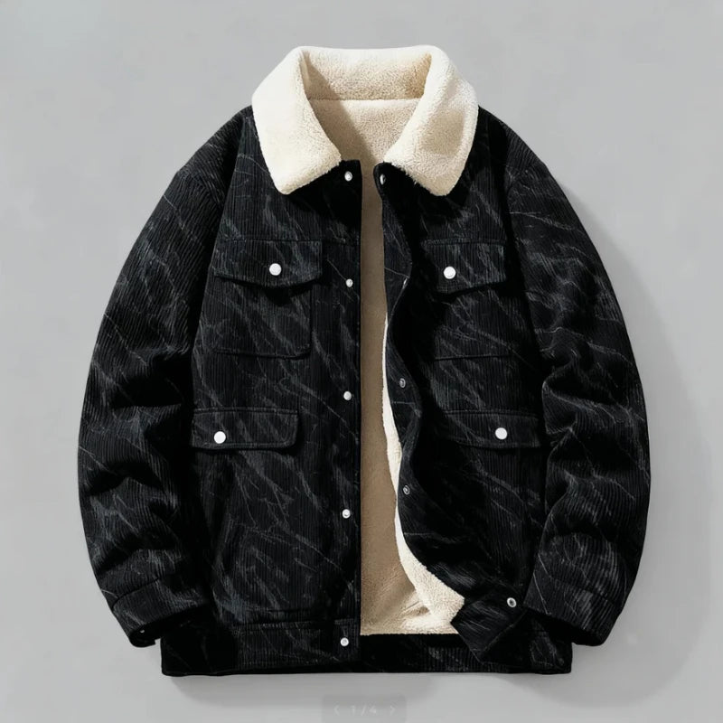Blockside – Sherpa-Lined Corduroy Trucker Jacket
