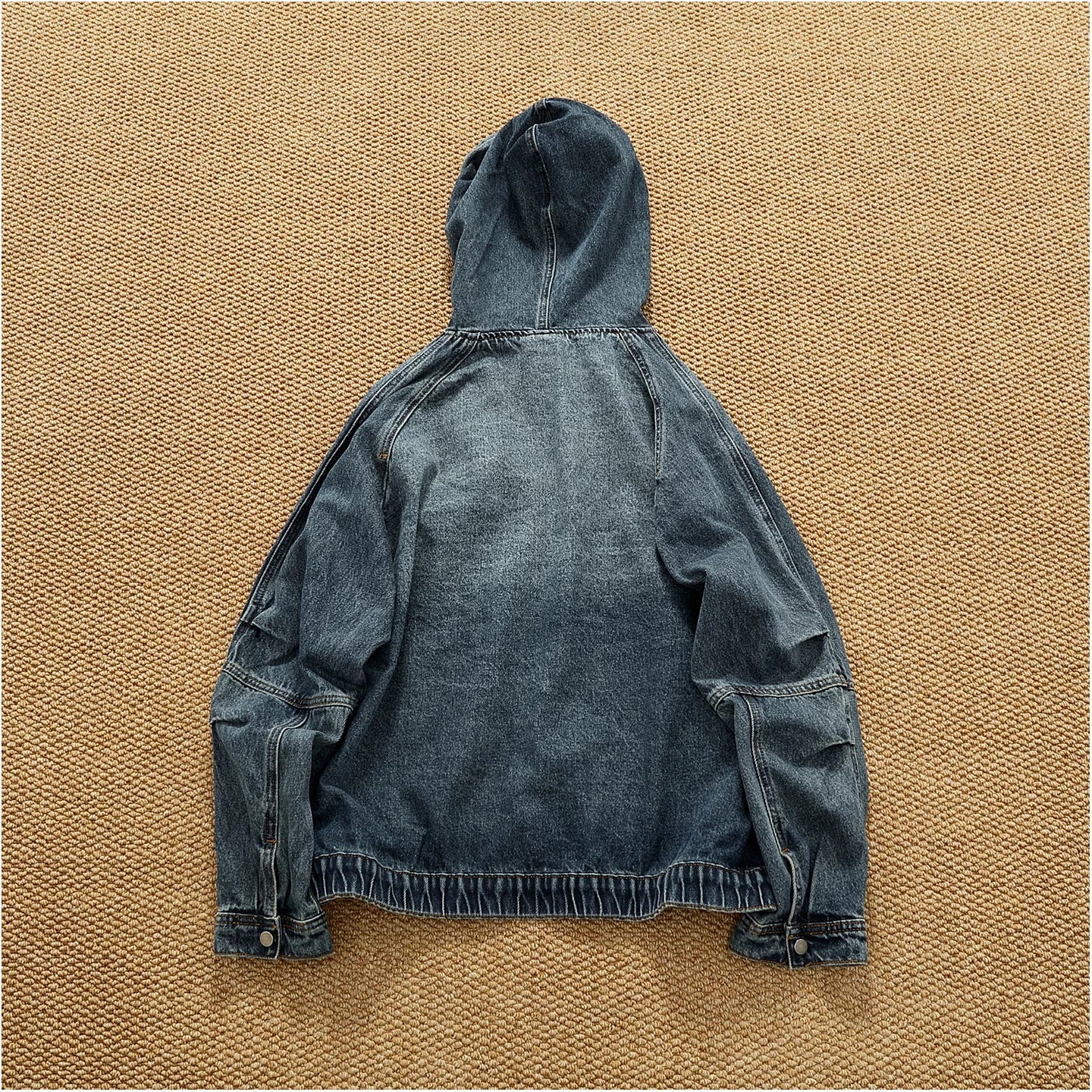 Peakstone - Hooded Denim Workwear Jacket