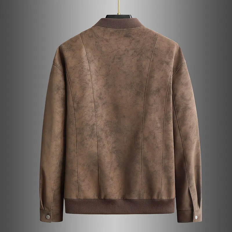 Dawn – Vegan Suede Bomber