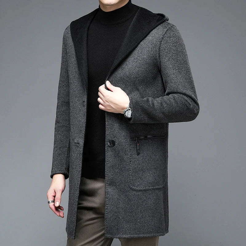 Twinridge – Cashmere Blend Reversible Coat