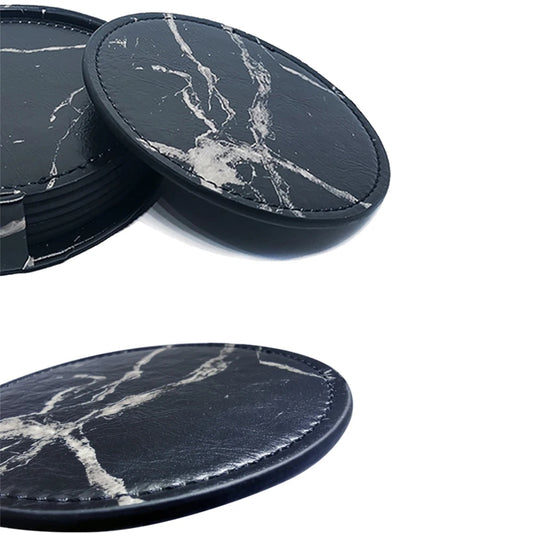 Cliff Trace – Faux Leather Coaster