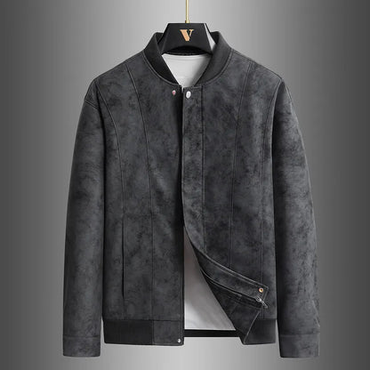 Dawn – Vegan Suede Bomber