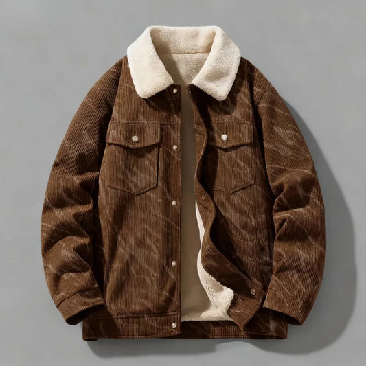 Blockside – Sherpa-Lined Corduroy Trucker Jacket