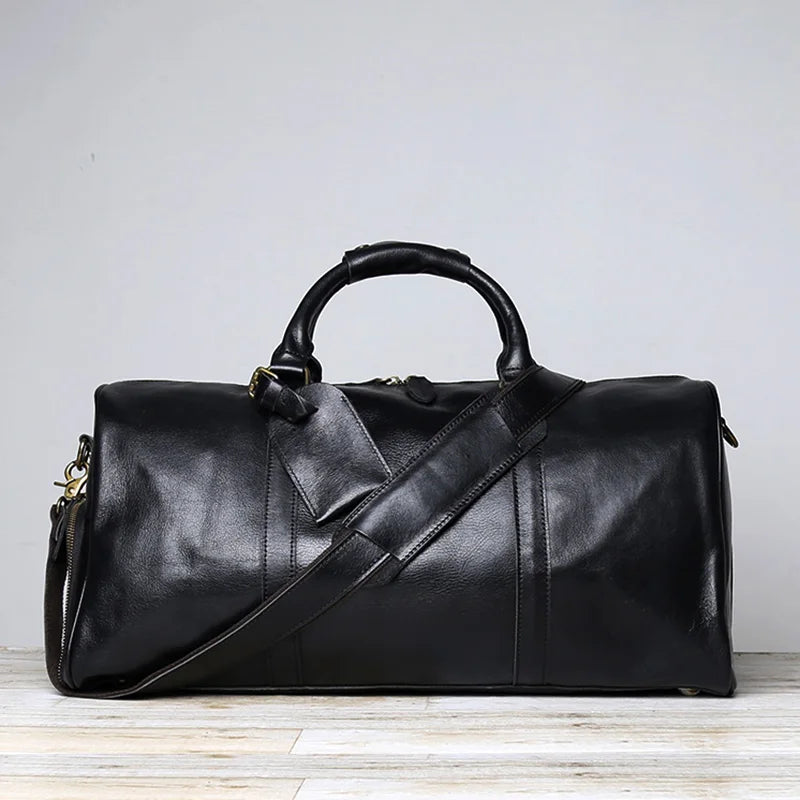 Florentine – Embossed Leather Duffel Bag