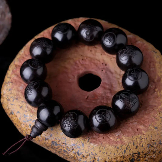 Onyx Chant – Prayer Bead Bracelet