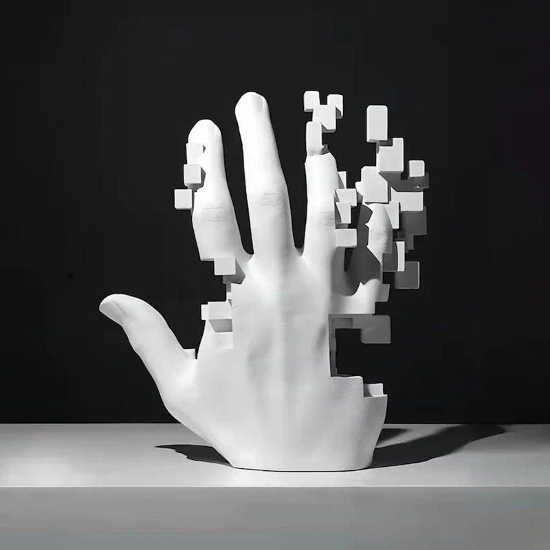 Fragmented Reach – Sculpture Hand