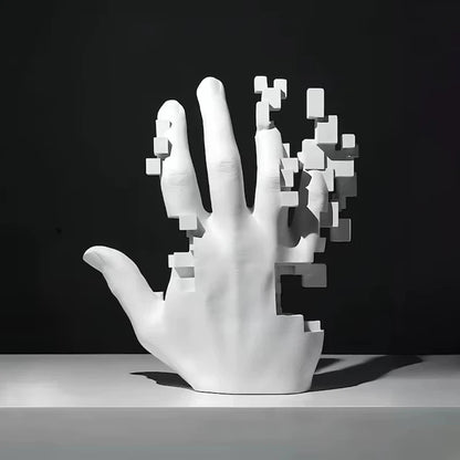 Fragmented Reach – Sculpture Hand