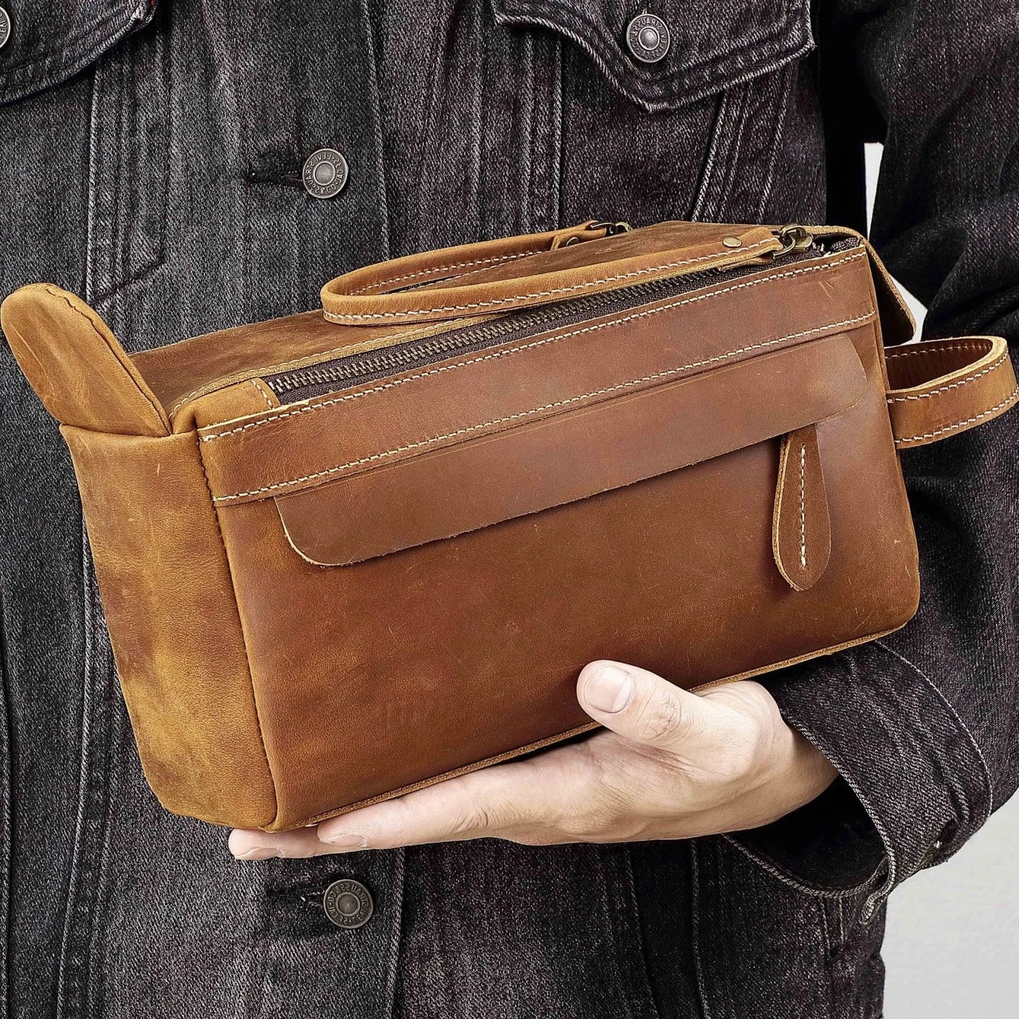 Saddle – Leather Toiletry Bag