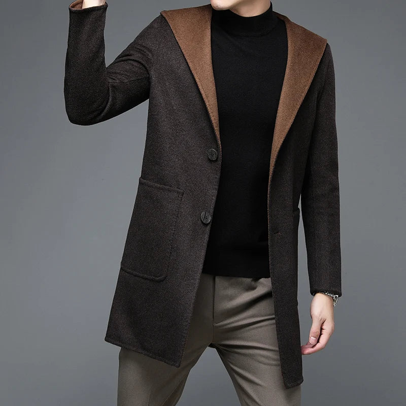 Twinridge – Cashmere Blend Reversible Coat