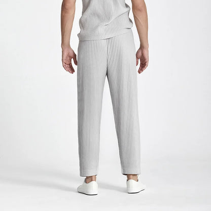 Wavefold – Pleated Tapered Trousers