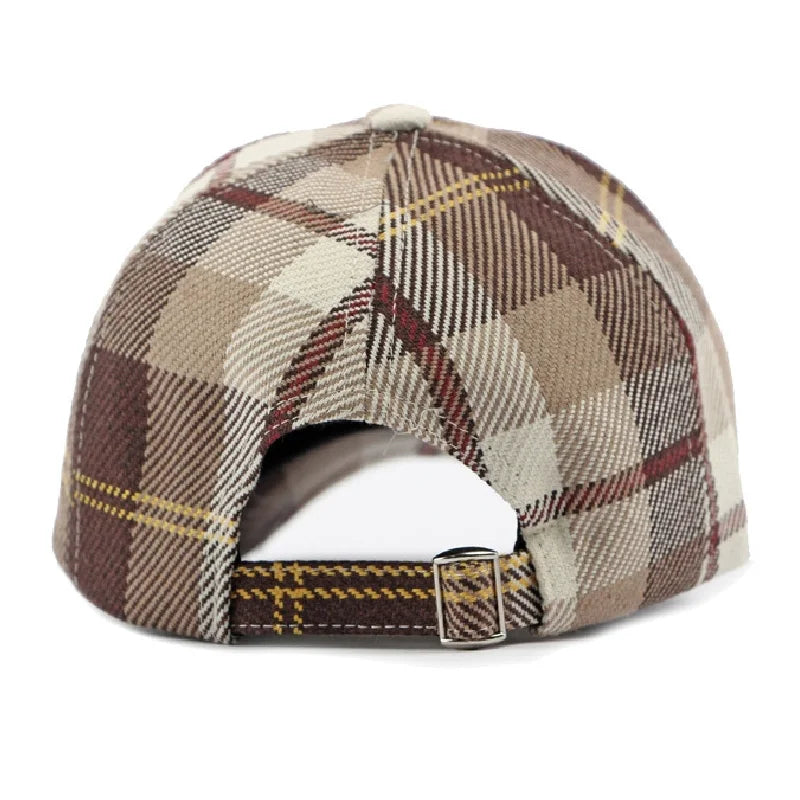 Thistle Field – Plaid Baseball Cap