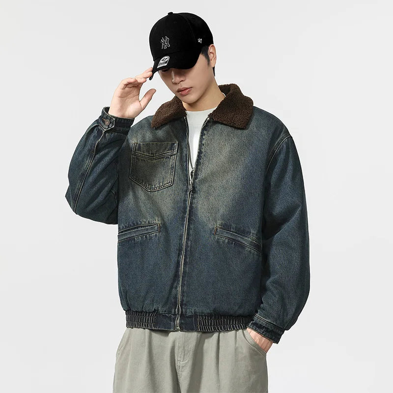 Motion Guard – Denim Shearling Jacket