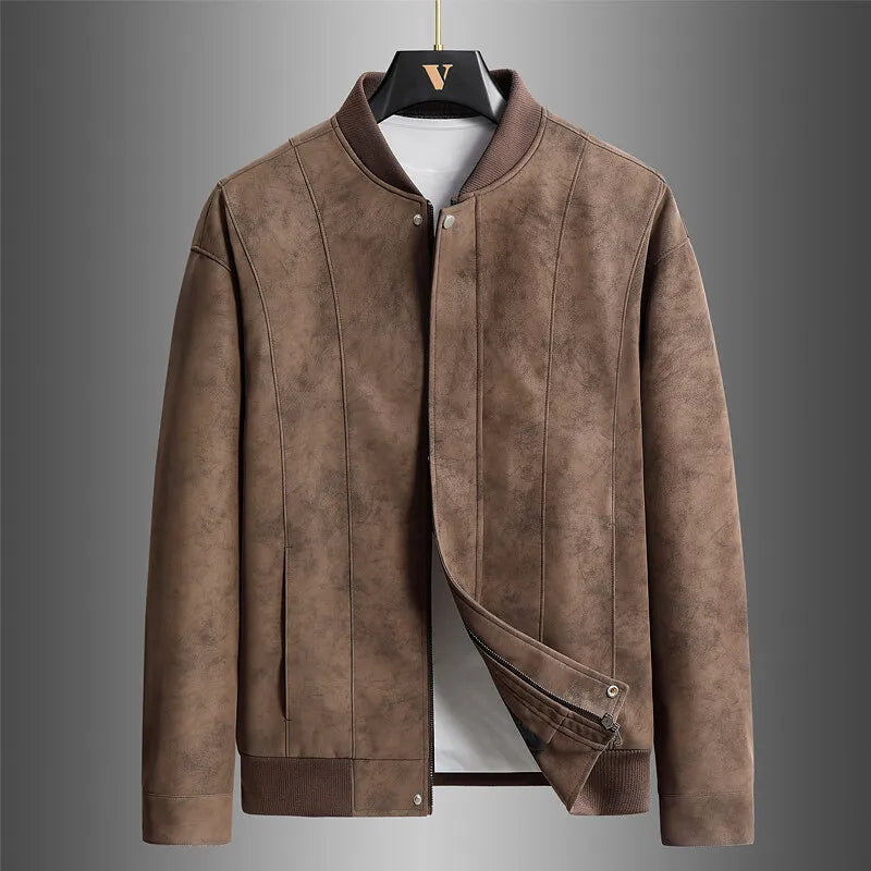 Dawn – Vegan Suede Bomber