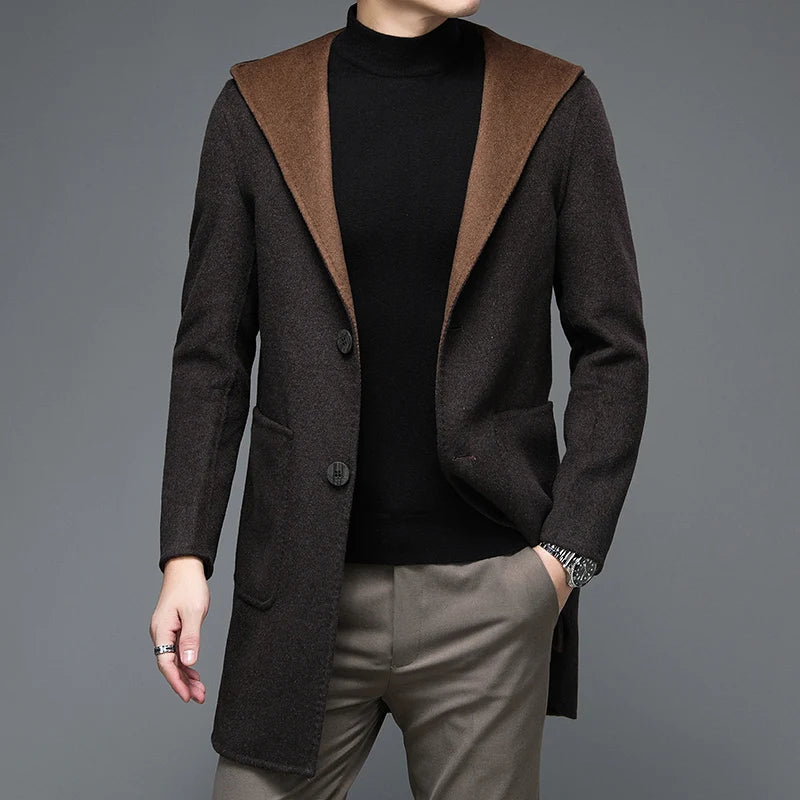 Twinridge – Cashmere Blend Reversible Coat