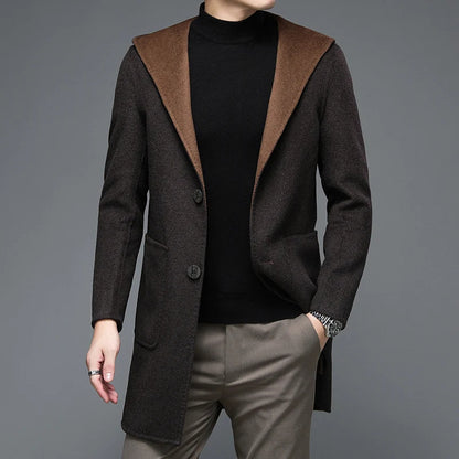 Twinridge – Cashmere Blend Reversible Coat