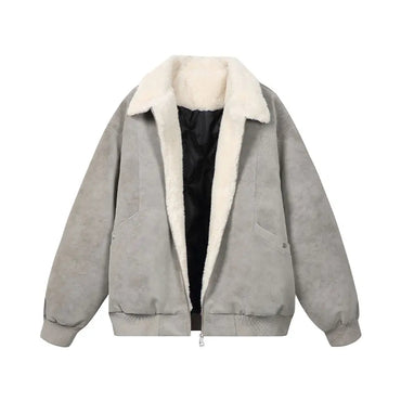 Tundra – Sherpa-Lined Vegan Suede Jacket