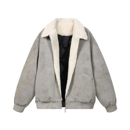 Tundra – Sherpa-Lined Vegan Suede Jacket