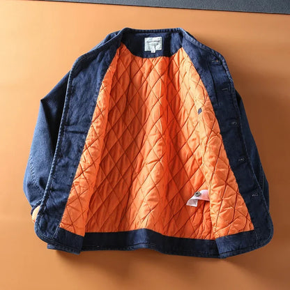 Mori Knot – Quilted Denim Jacket