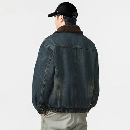 Motion Guard – Denim Shearling Jacket