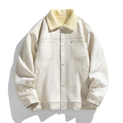 Ridgewell – Vegan Suede Sherpa Trucker Jacket