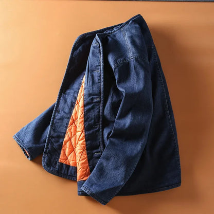 Mori Knot – Quilted Denim Jacket