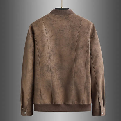 Dawn – Vegan Suede Bomber