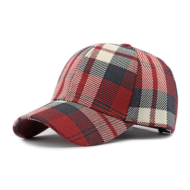 Thistle Field – Plaid Baseball Cap