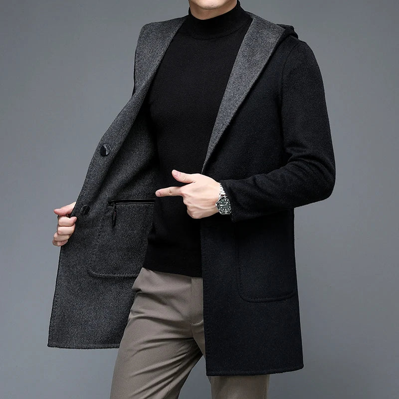 Twinridge – Cashmere Blend Reversible Coat