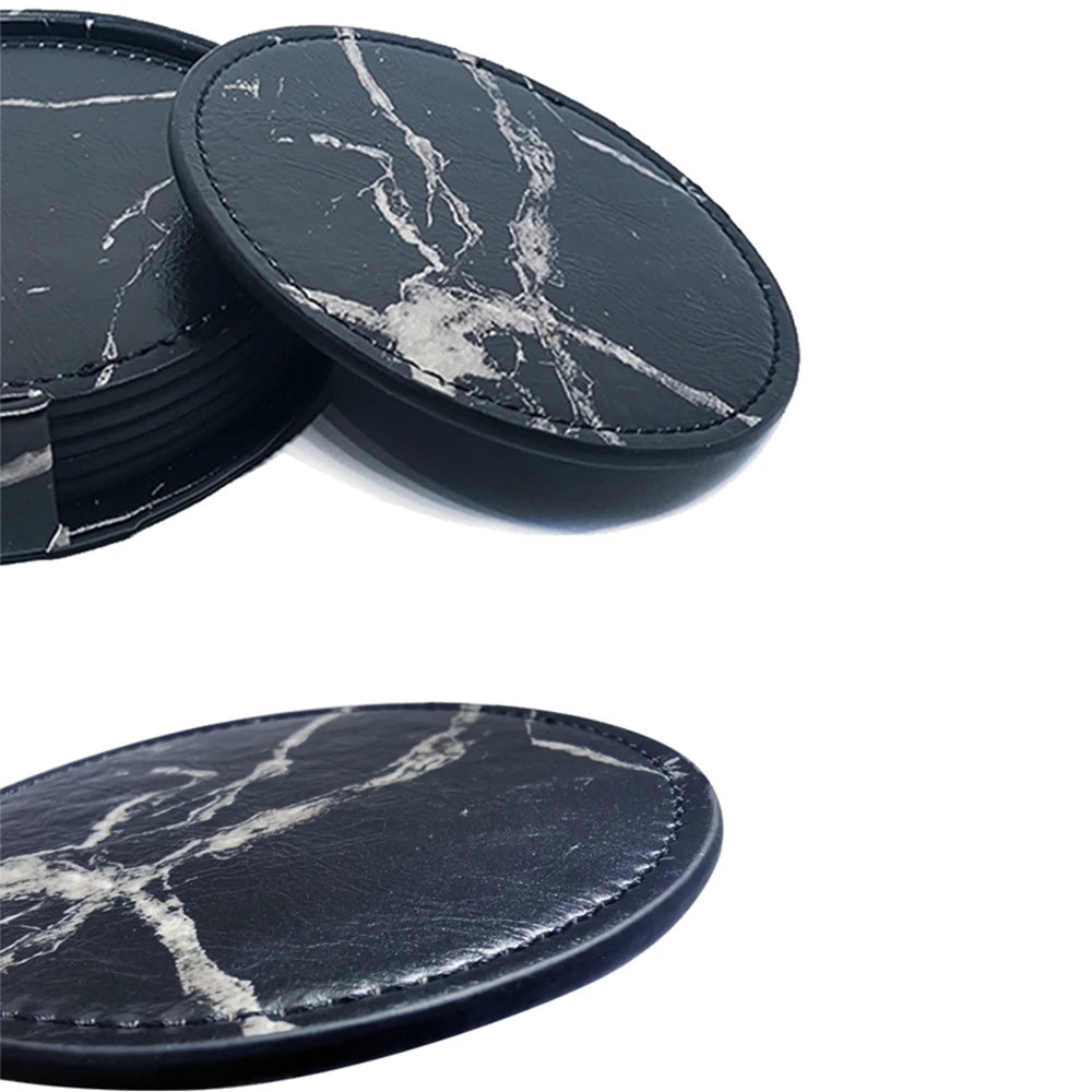 Cliff Trace – Faux Leather Coaster