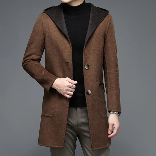 Twinridge – Cashmere Blend Reversible Coat