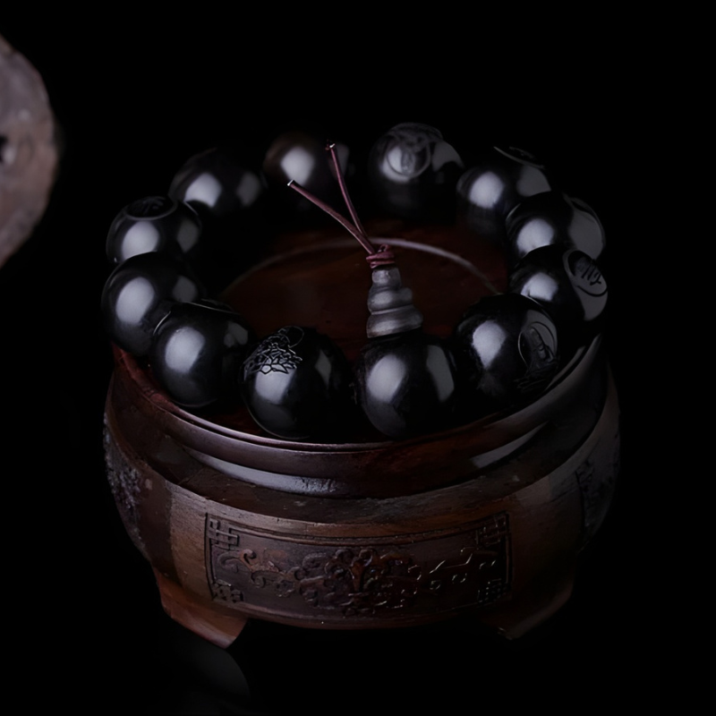 Onyx Chant – Prayer Bead Bracelet