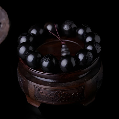 Onyx Chant – Prayer Bead Bracelet