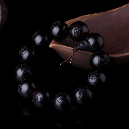 Onyx Chant – Prayer Bead Bracelet