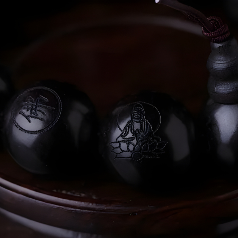 Onyx Chant – Prayer Bead Bracelet