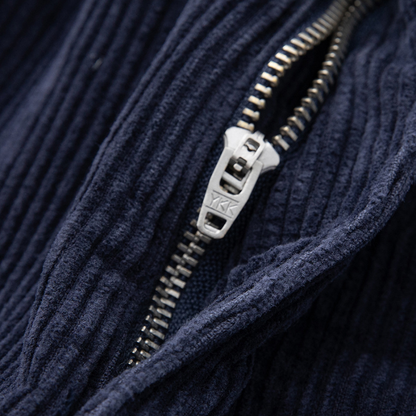 Navy Ridge - Corduroy Patchwork Pants